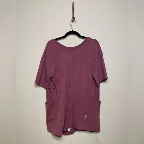 Free People Hot Shot Tee Romper in Clove - Picture 3 of 5